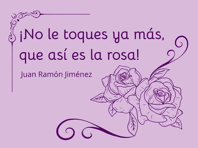 poemas cortos: ejemplo de Juan Ramón Jiménez