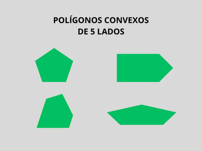 Polígonos convexos de 5 lados