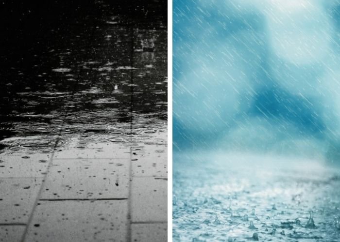 Precipitación líquida: llovizna y lluvia