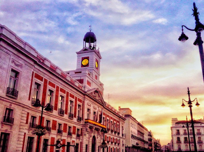 Puerta del Sol en Madrid