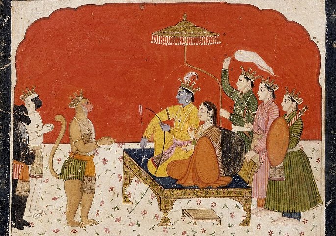 Rama y Hanuman