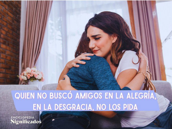 refranes de amistad: amigos en alegría y la desgracia