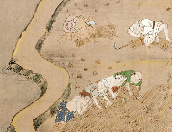Agricultores de Japón