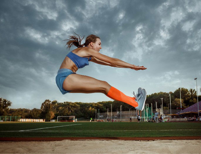 Salto de longitud deportes individuales