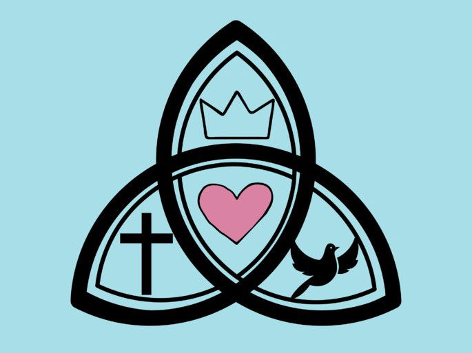 símbolos de la santísima trinidad