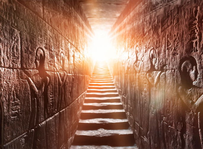 pasadizo del templo edfu egipto