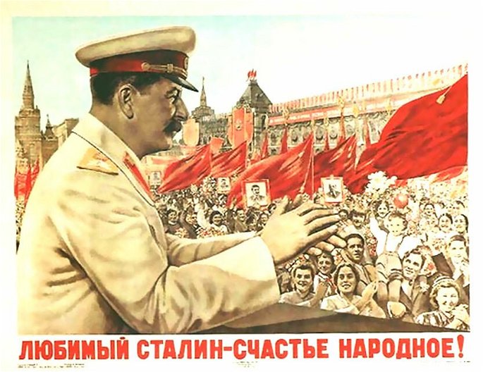 Stalin y pueblo soviético