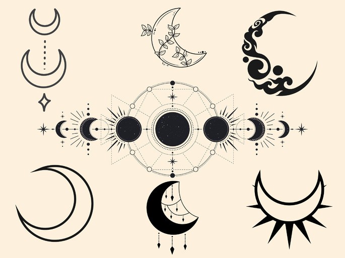 Tatuajes para mujer de luna