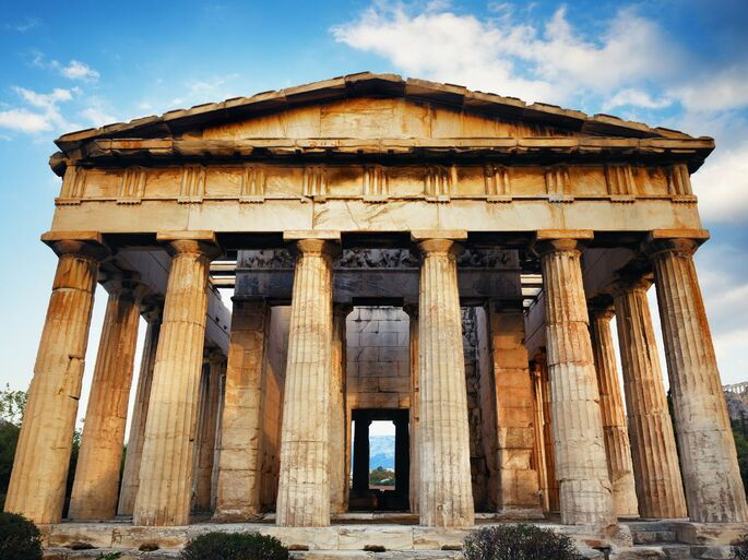 Templo de Hefesto en Atenas, Grecia