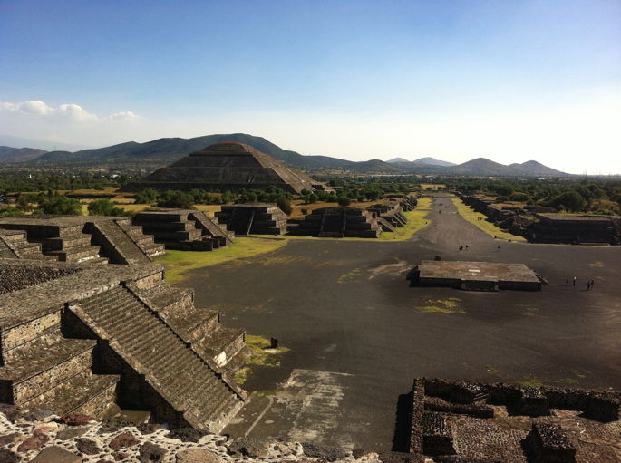 Restos deTeotihuacán, en México, centro civilizatorio del Periodo Clásico Mesoamericano