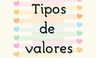Tipos de valores