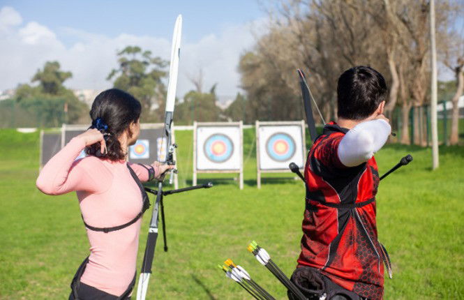 Tiro con arco deportes de tiro