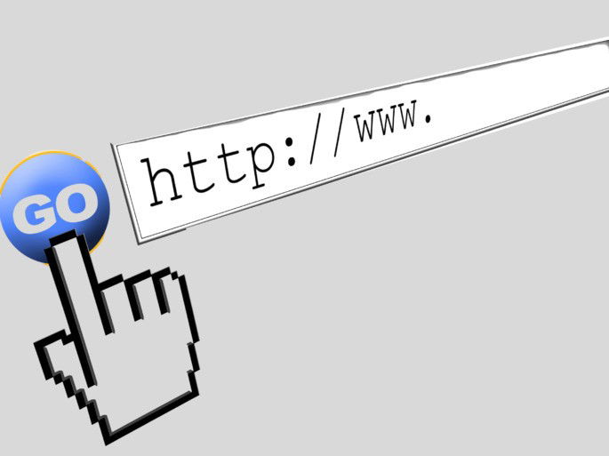 Barra de buscador con URL que empieza por www