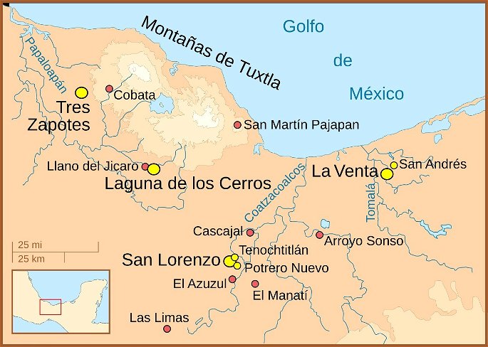 Sitios arqueológicos olmecas